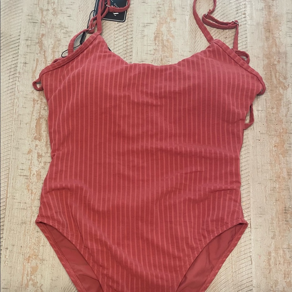 NWT coral one piece swimsuit